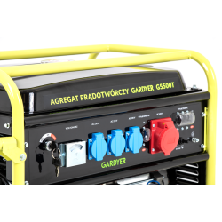 GARDYER agregat prądotwórczy trójfazowy G5500T - 3.3 kW / 5.5 kW, AVR  - eStart